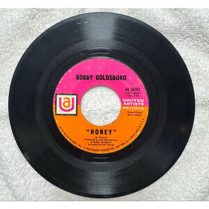 1968 united Artists Records 45 RPM Bobby Goldsboro “Honey / Danny”
